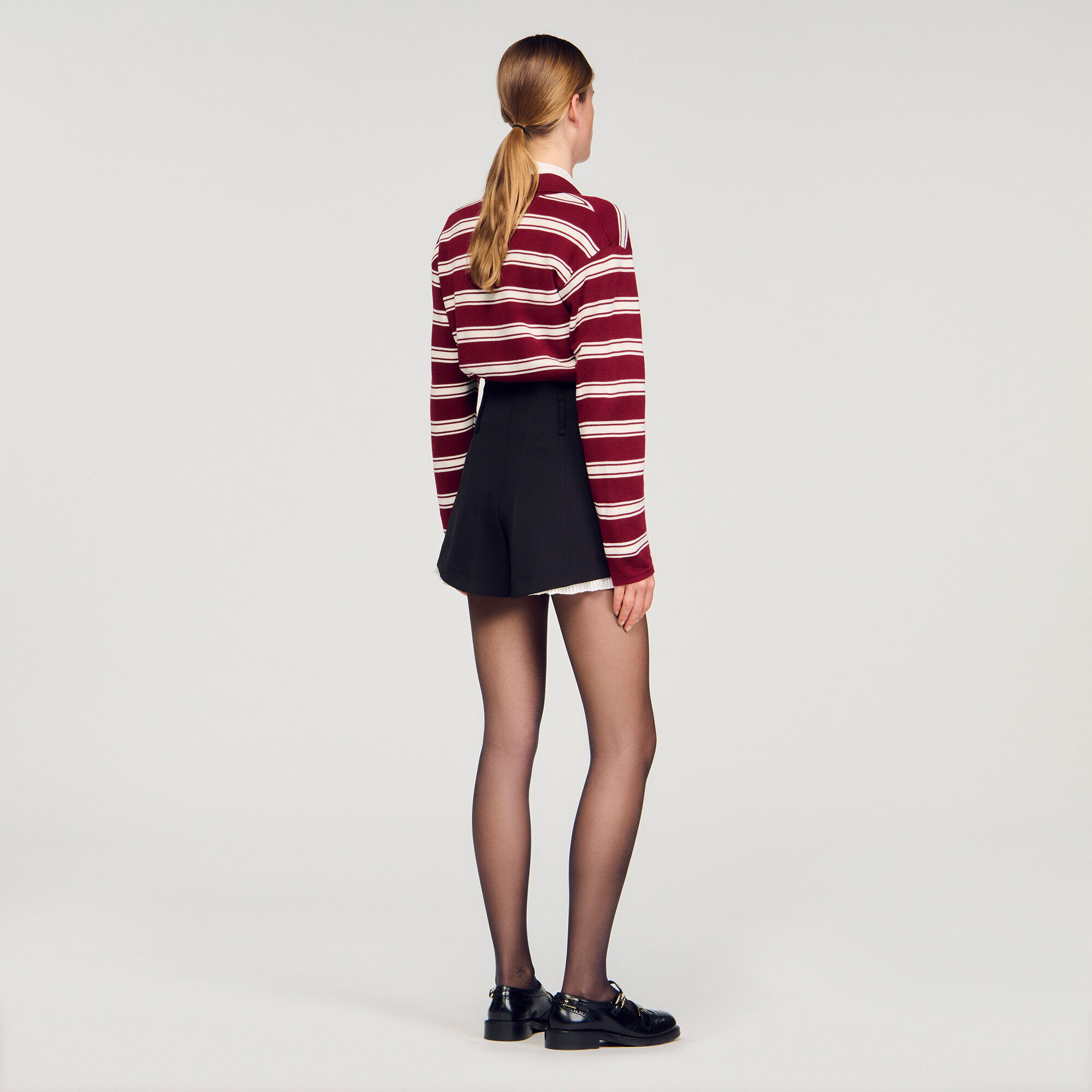 Tailored flounced shorts