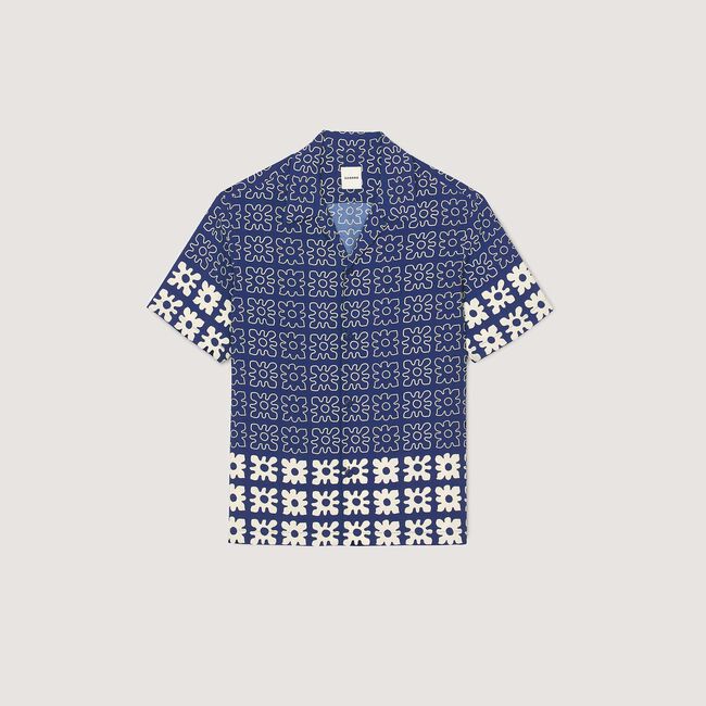 Floral motif shirt