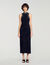 Rhinestone velvet maxi dress - Women | Sandro