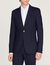 Stretch wool suit jacket