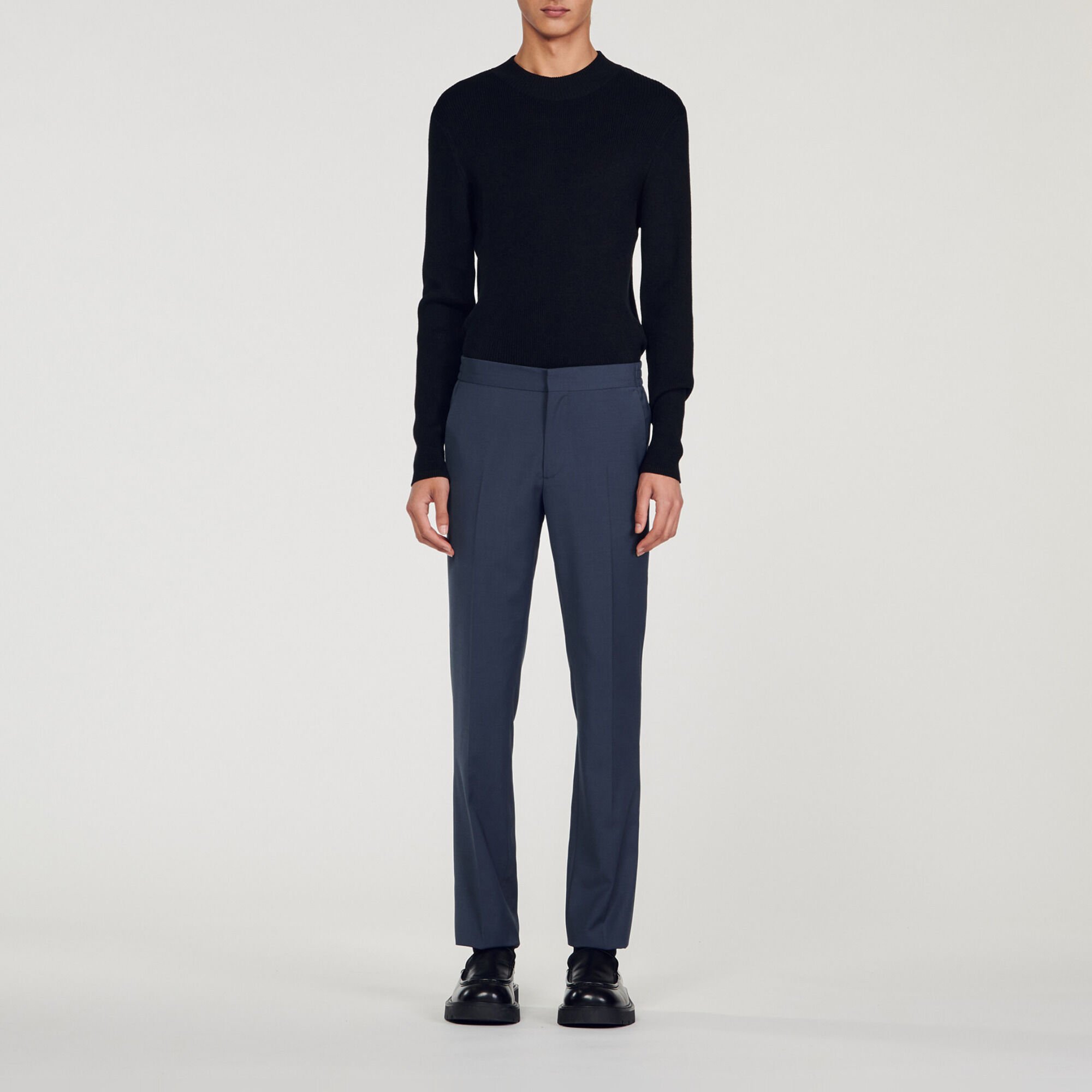 Virgin wool trousers