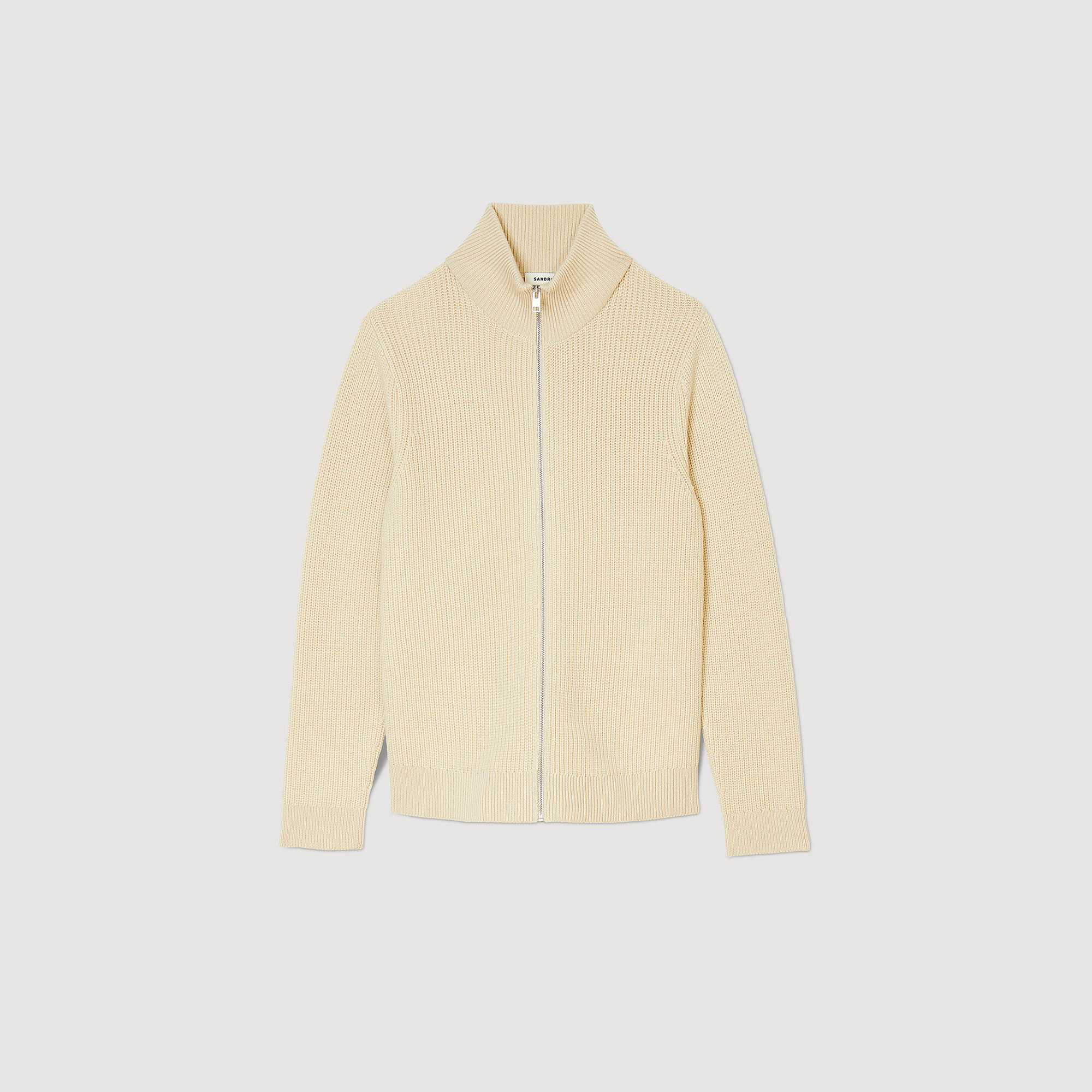 Knitted zip-up cardigan - Men | Sandro