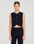 Buttoned crop top