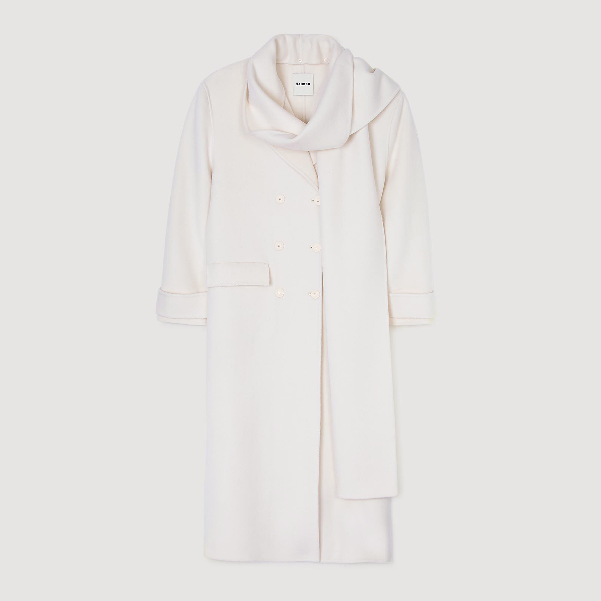 Oversized wool coat