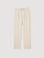 Elasticated straight-leg trousers
