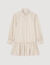Rhinestone striped shirt dress