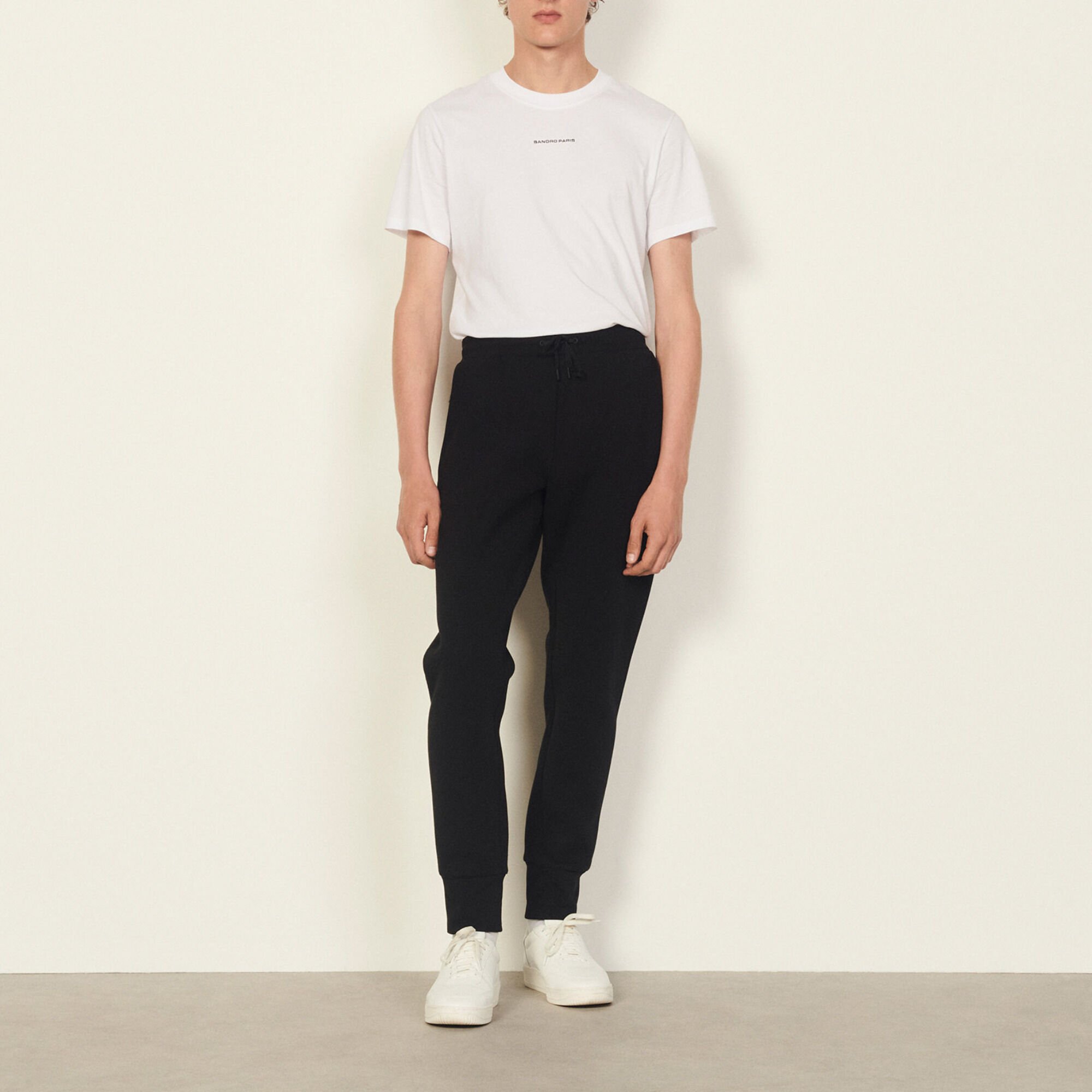Technical fabric jogging bottoms