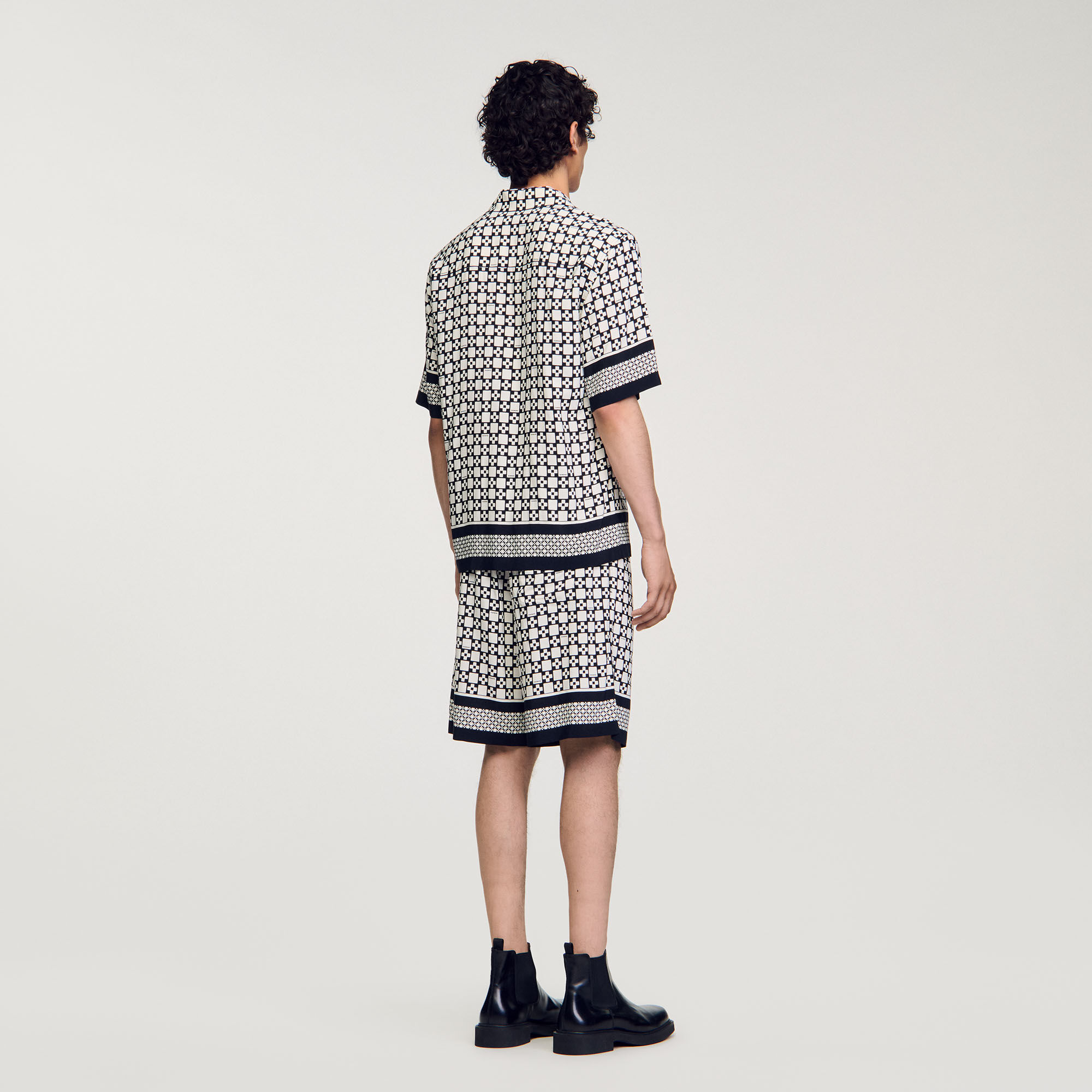 Square Cross short-sleeved shirt