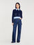 Cropped wool and cashmere jumper