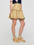 Short ruffled skirt