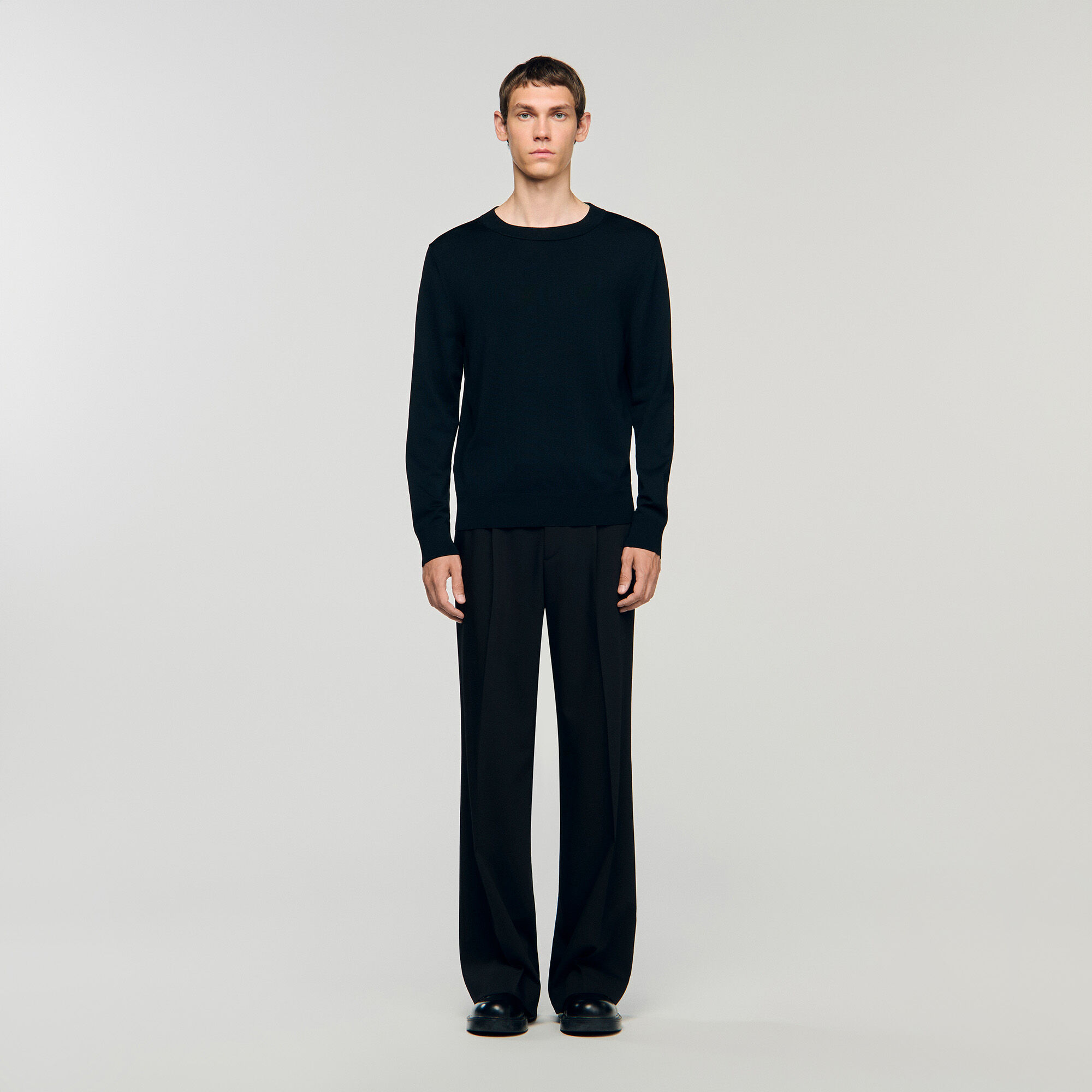 Fine knit jumper