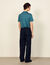 Wide-leg trousers in organic cotton