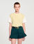 Dual-material knit jumper
