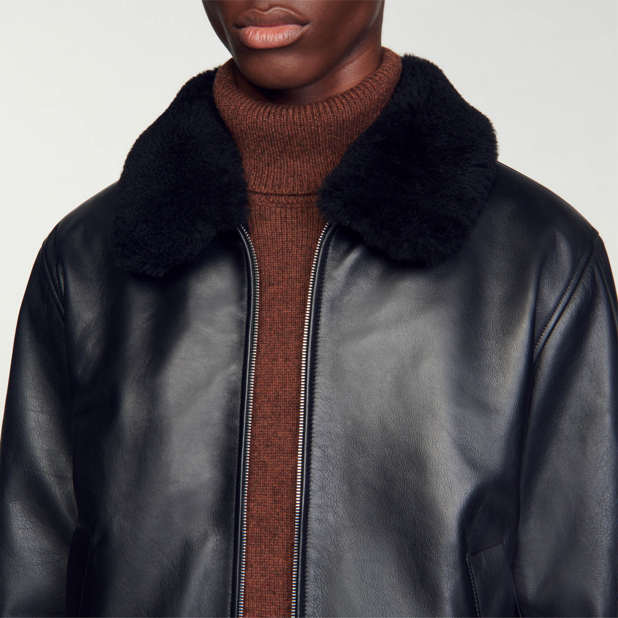 Leather jacket - Men | Sandro