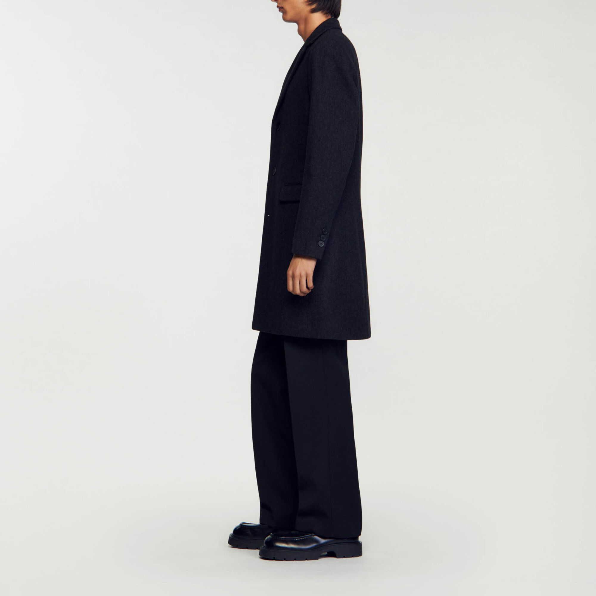 Broadcloth wool coat