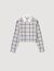 Rhinestone check shirt