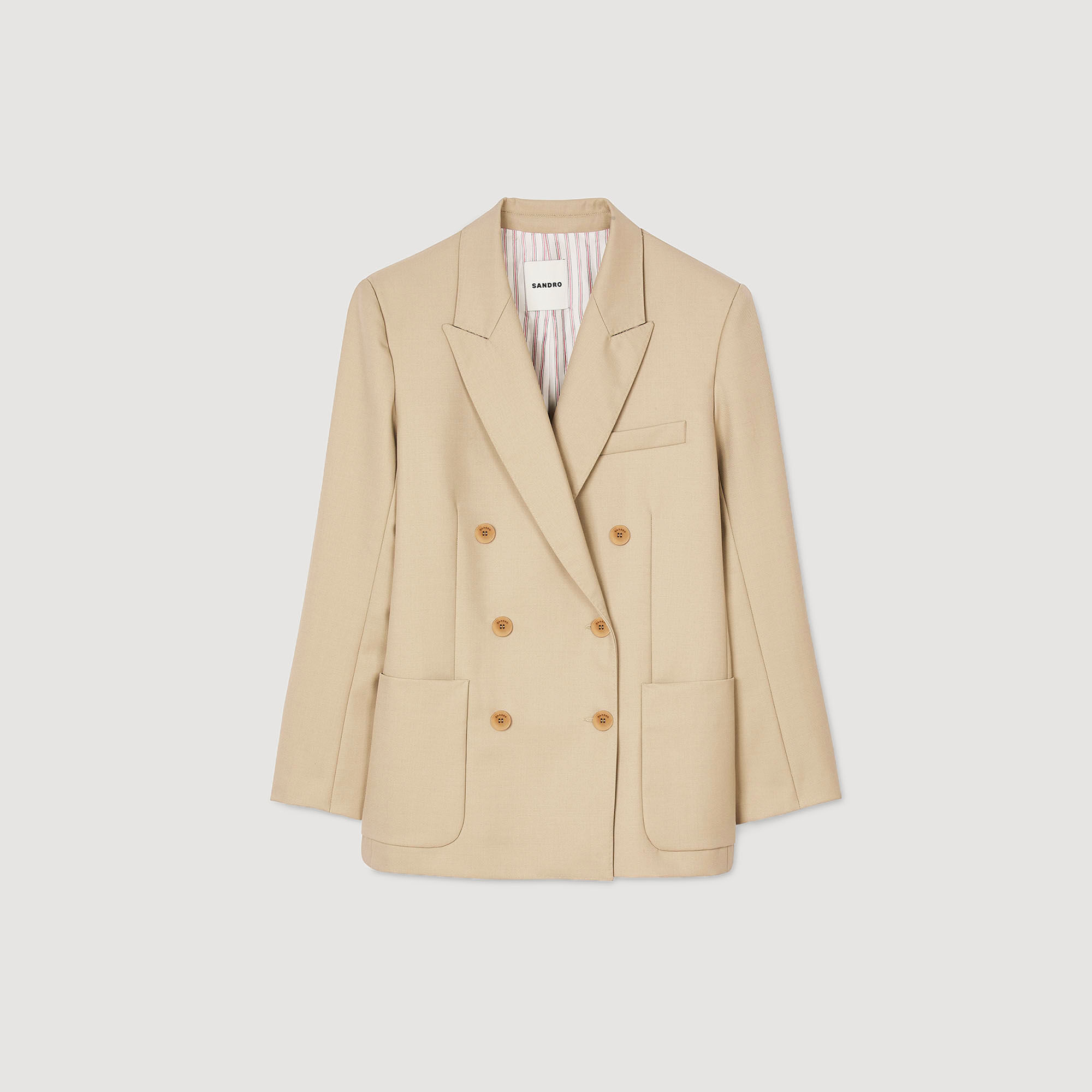 Double-breasted suit jacket