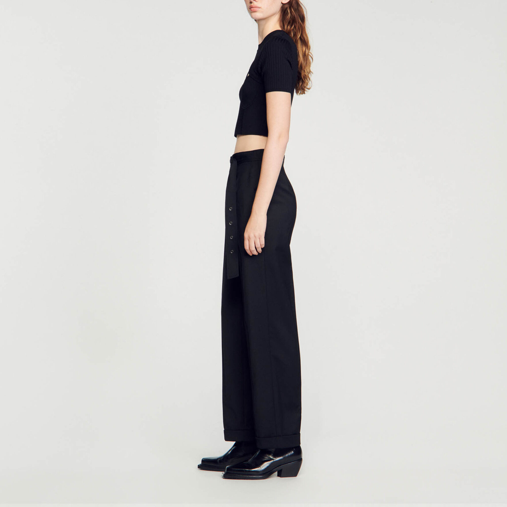 Straight-leg trousers