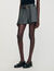 Pleated shorts with belt