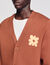 Cardigan with flower detail