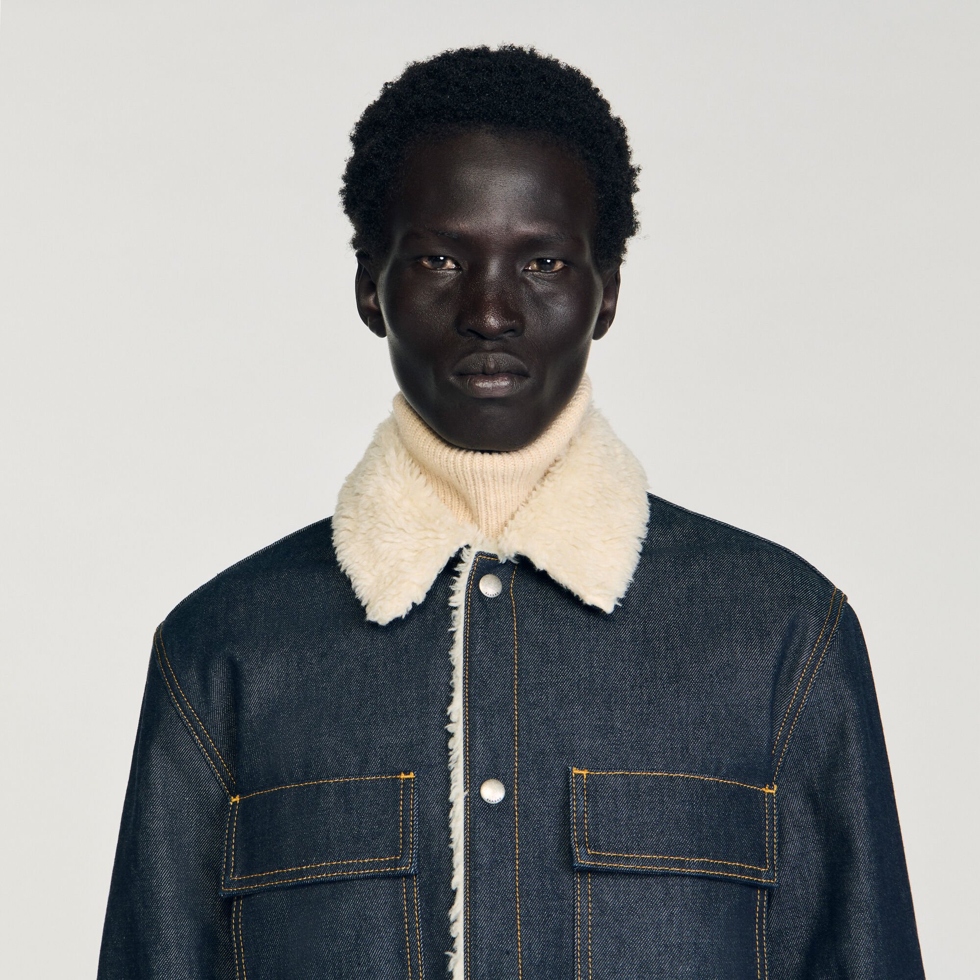 Denim overshirt