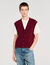 Two-tone wool and cashmere jumper