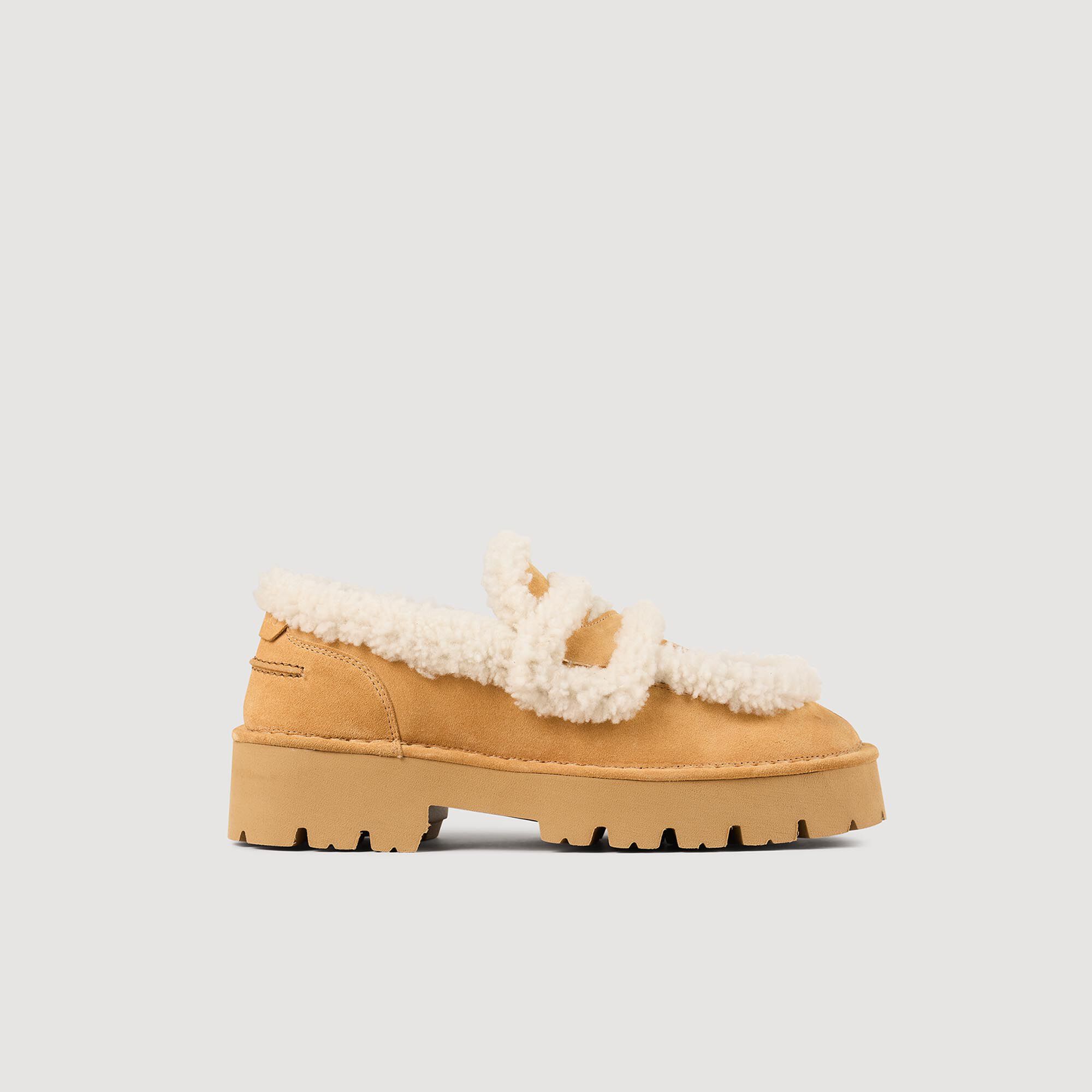 Shearling loafers