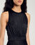Pleated maxi dress