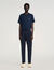 Elasticated straight-leg trousers
