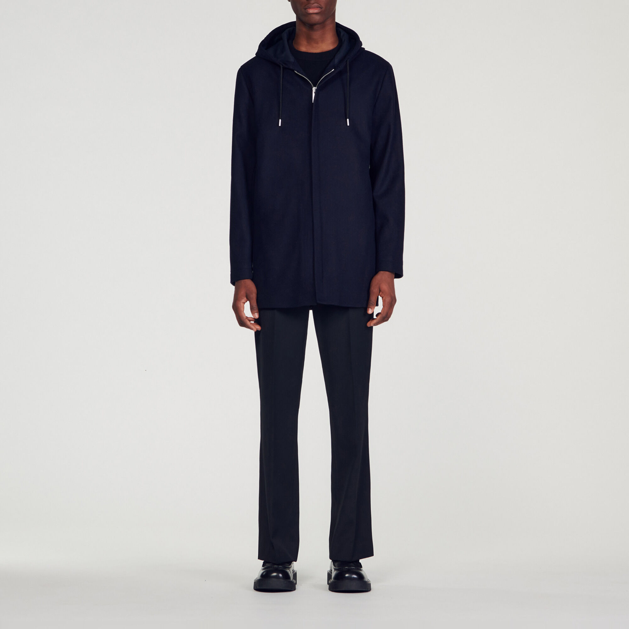 Hooded coat