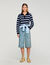Striped polo jumper