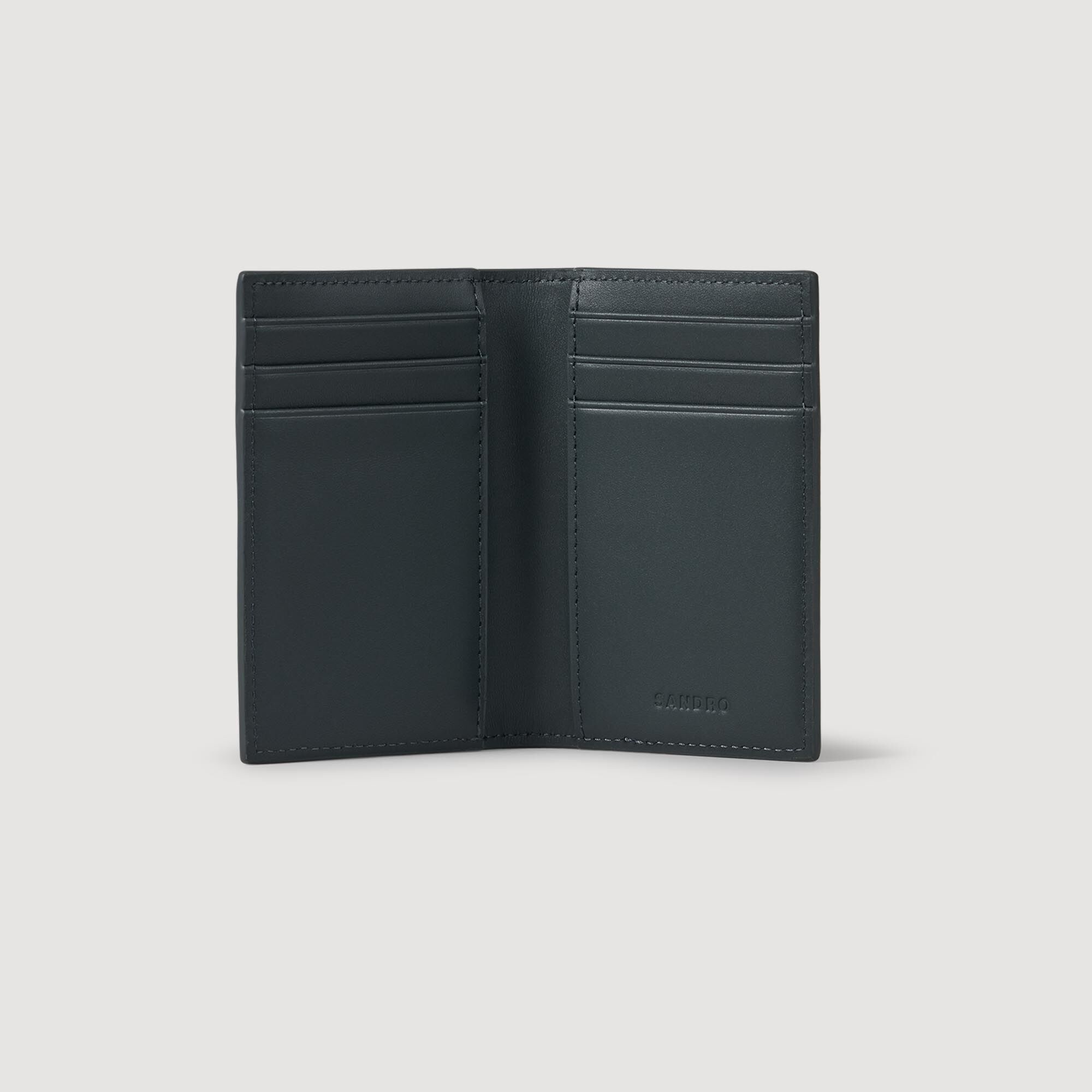 Reconstituted leather leather wallet