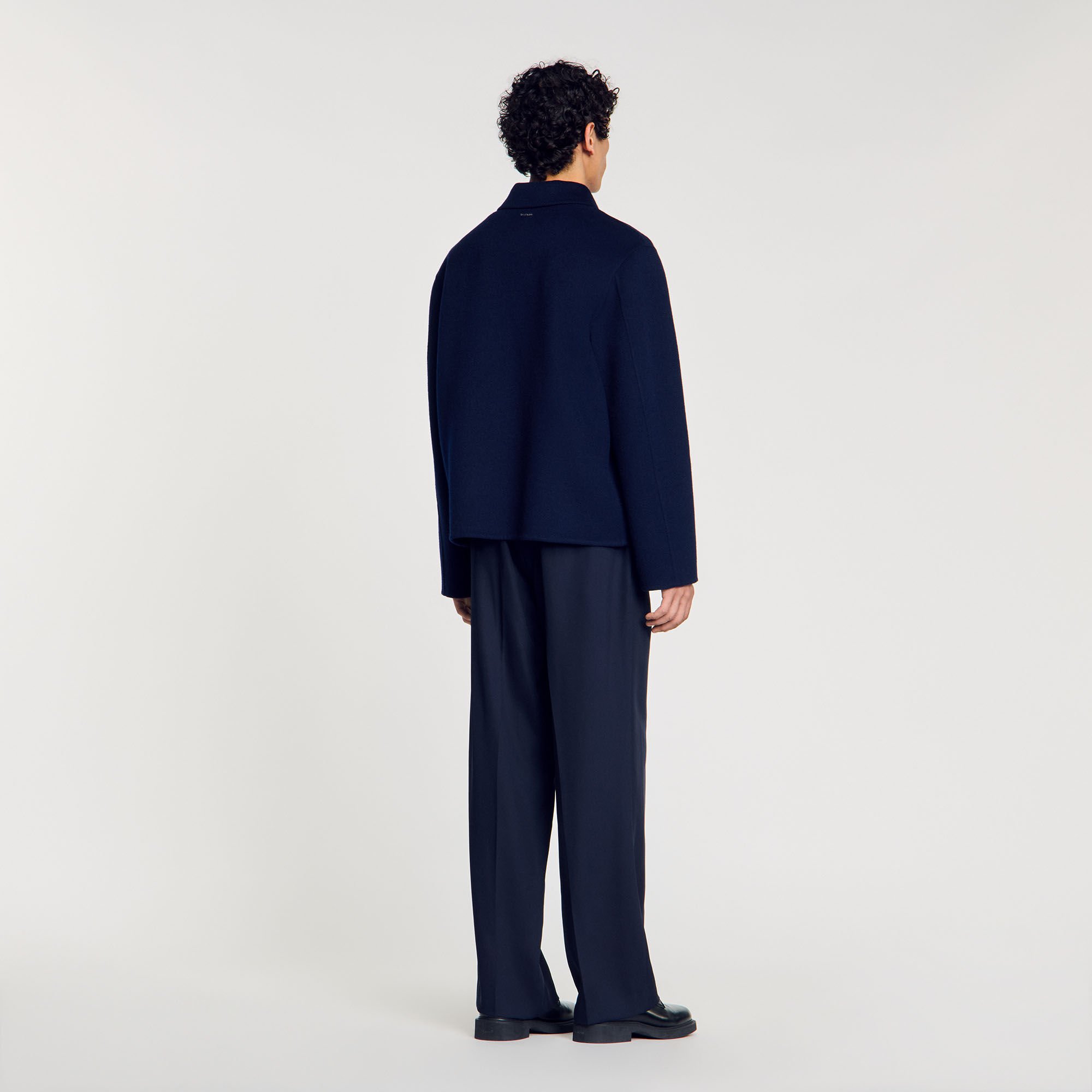 Double-faced wool jacket