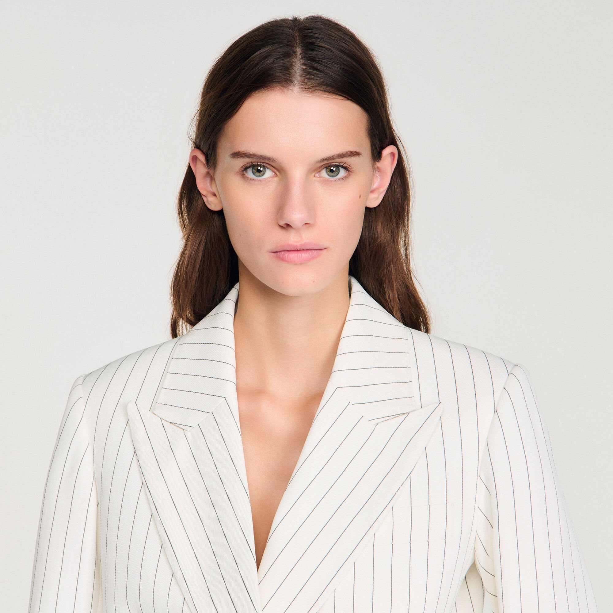 Striped tailored jacket