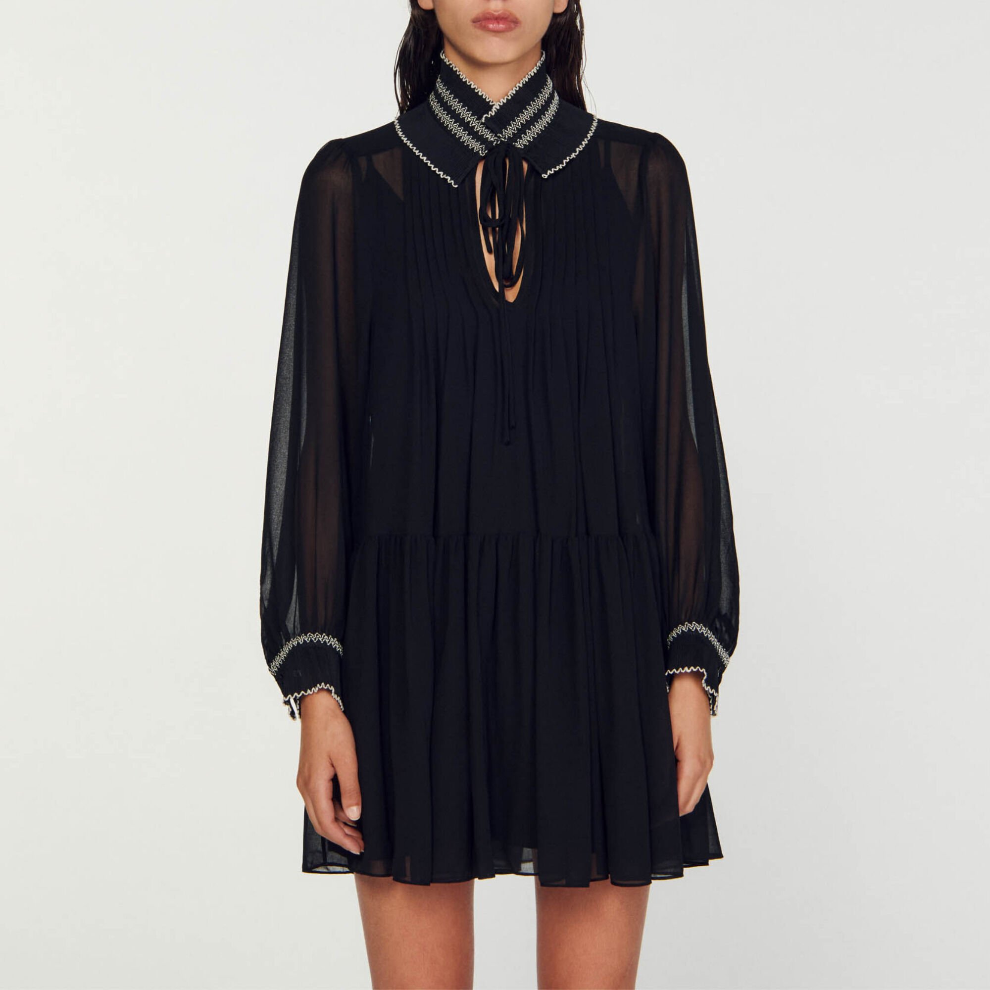 Billowy chiffon dress