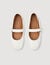 Shiny leather ballet flats
