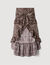 Bandana print short skirt