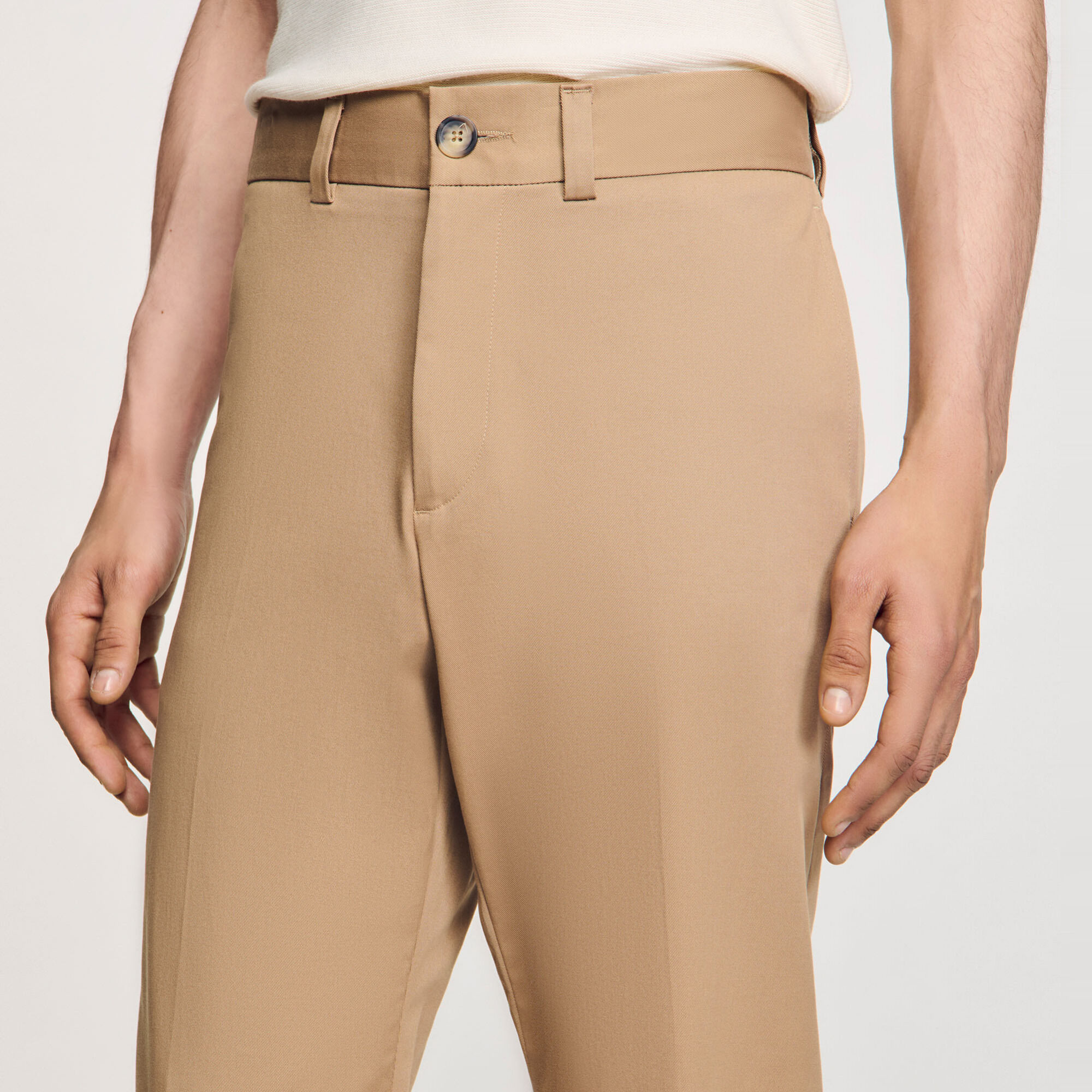 Straight-leg chinos