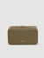 Toilet bag in reconstituted leather