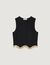 Cropped jumper with chain detail