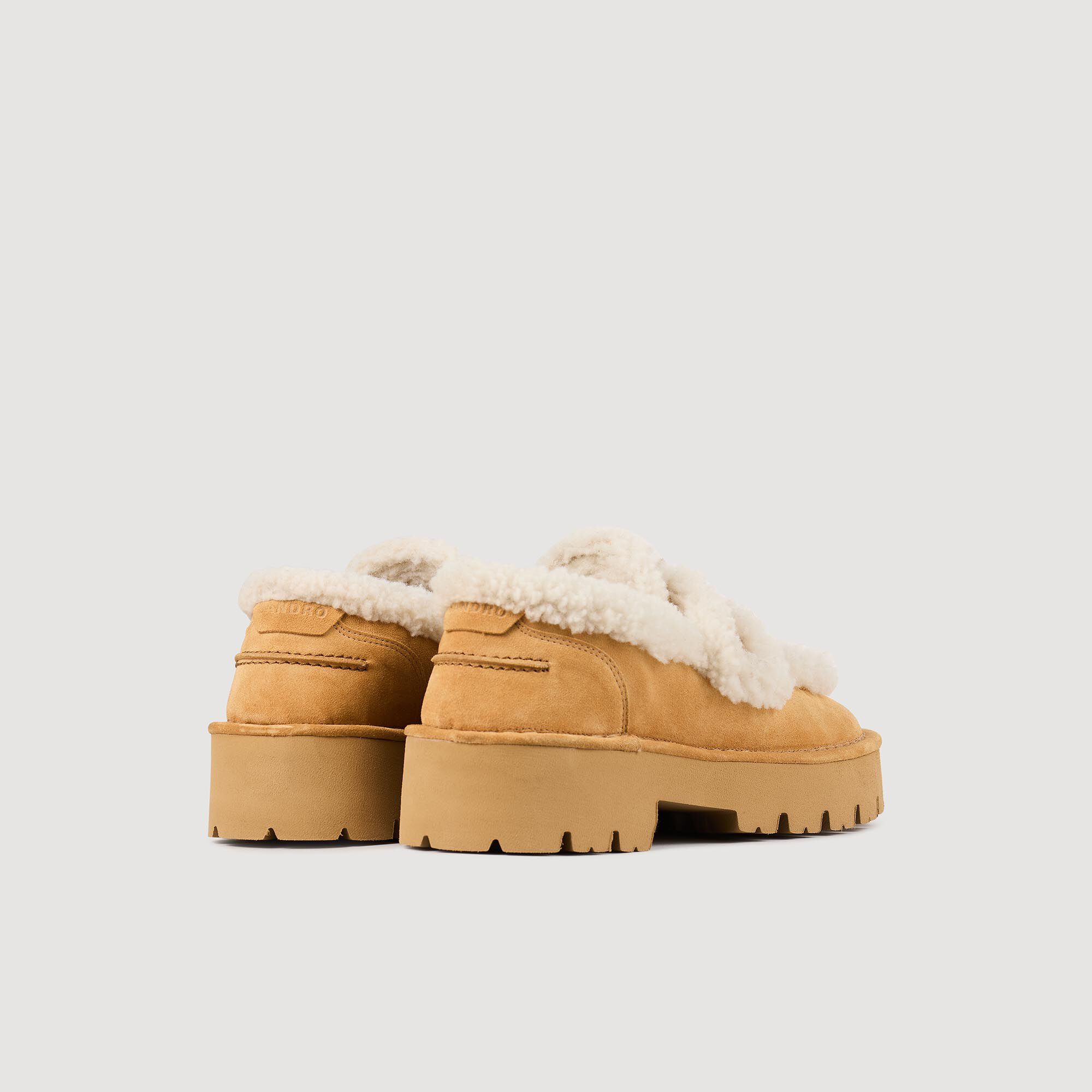 Shearling loafers