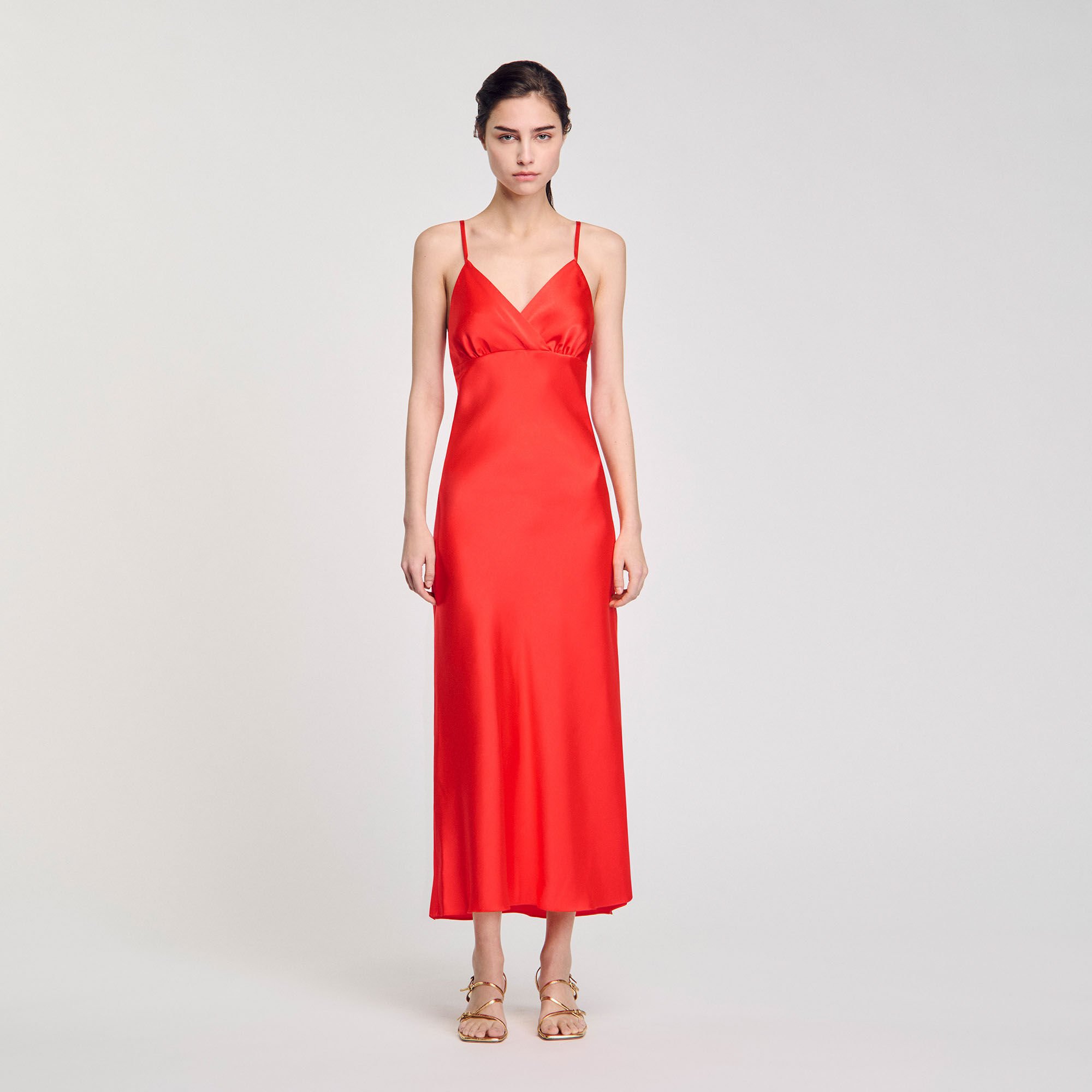 Floaty dress with straps