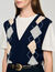 Argyle layered effect jumper - Women | Sandro