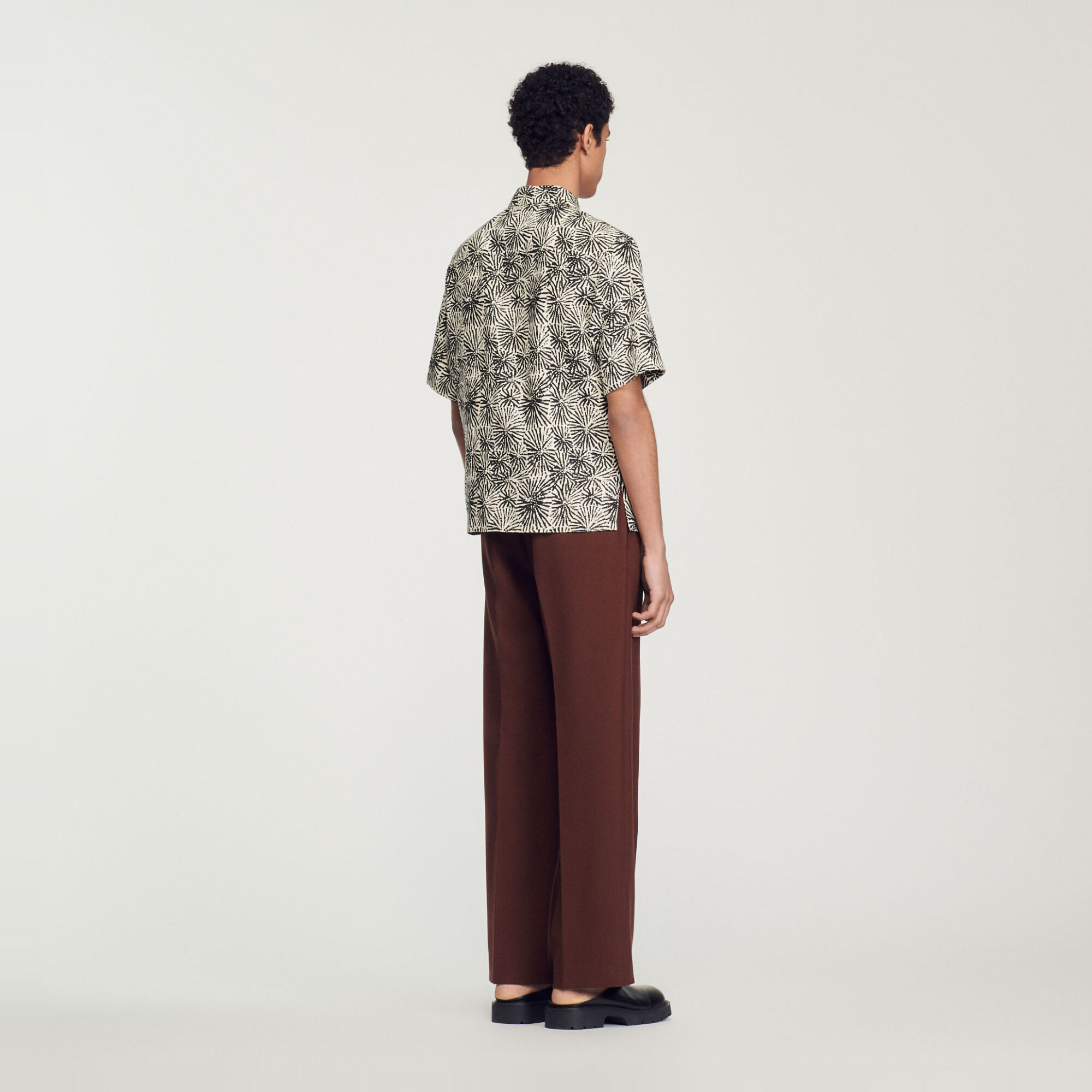 Oversized printed shirt