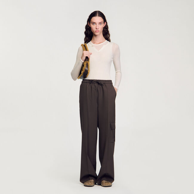 Elasticated waist trousers