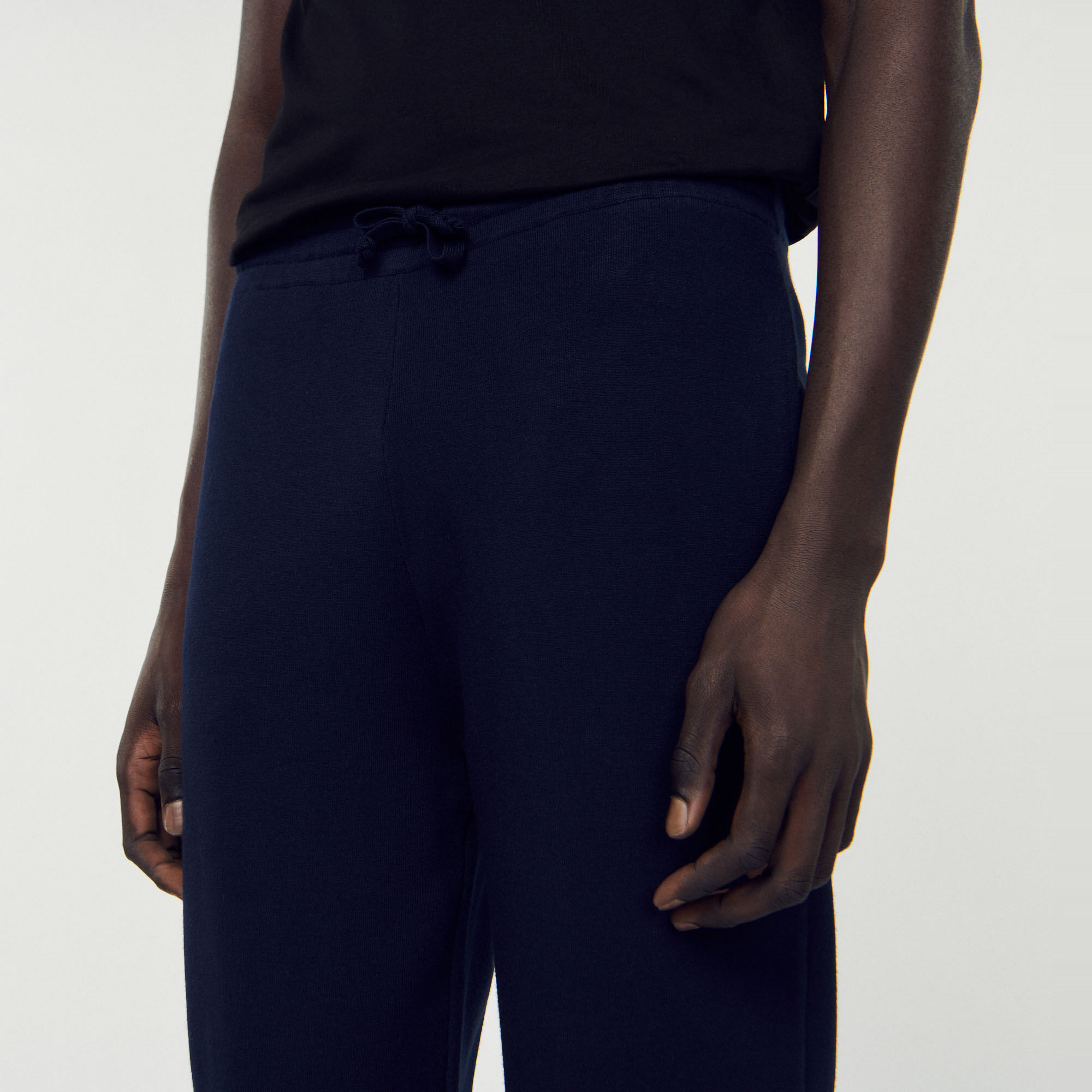 Knit jogging bottoms