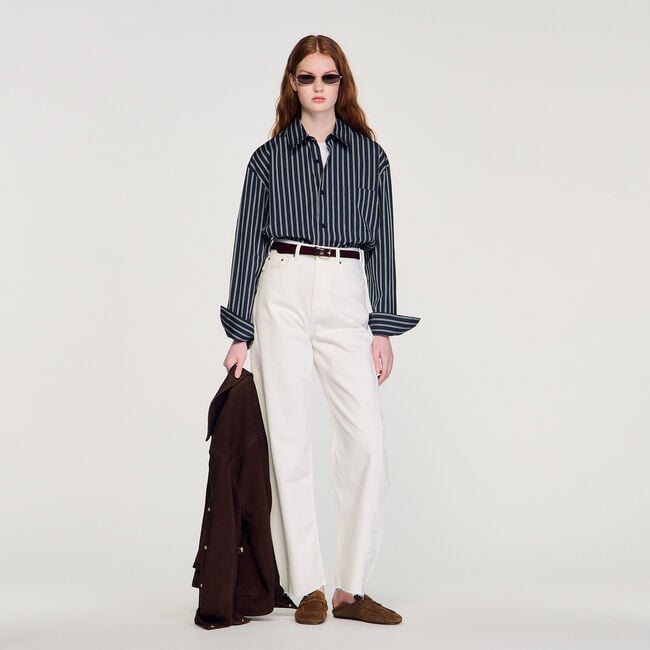 Striped cotton shirt
