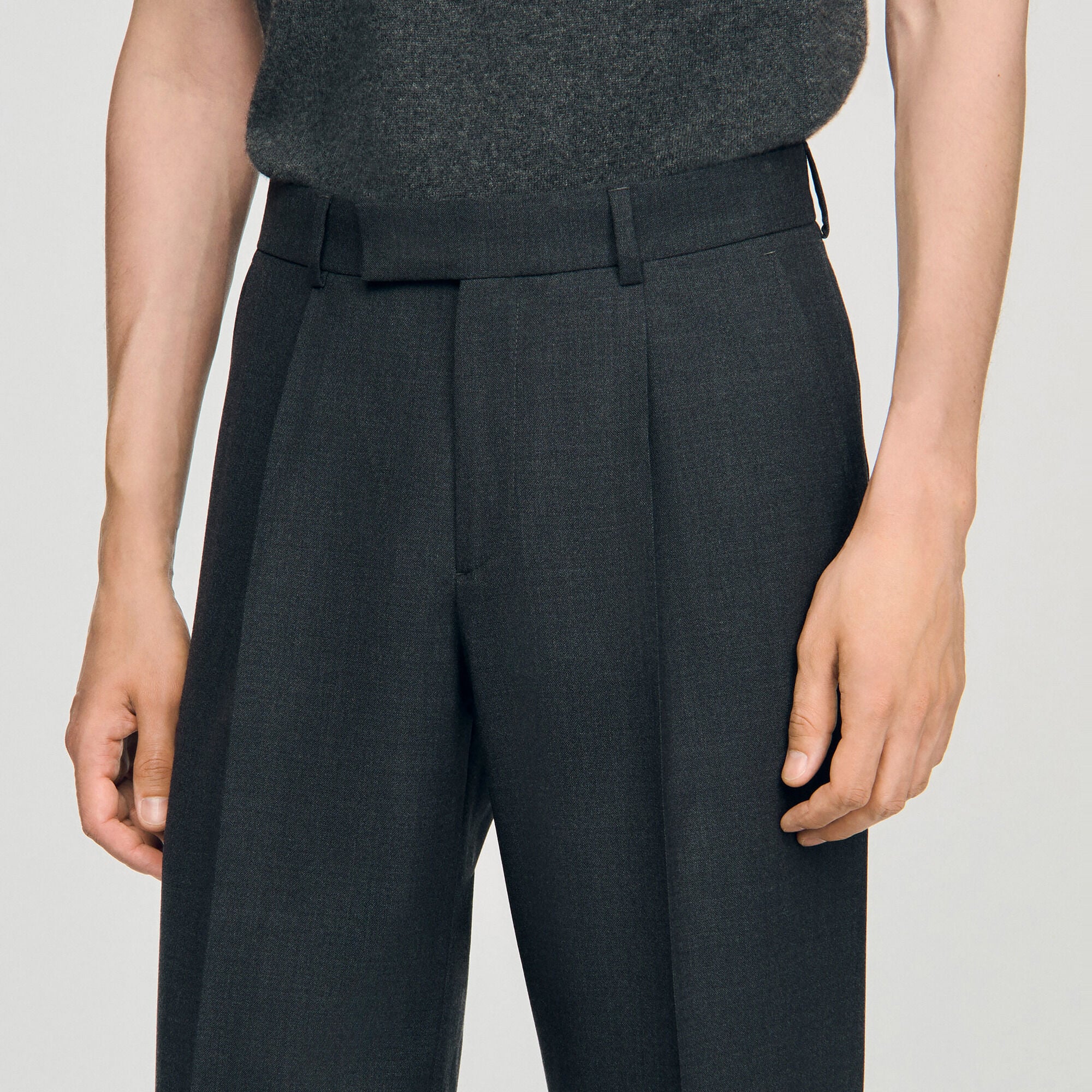 Wool suit trousers - Men | Sandro