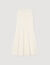Pointelle knit maxi skirt