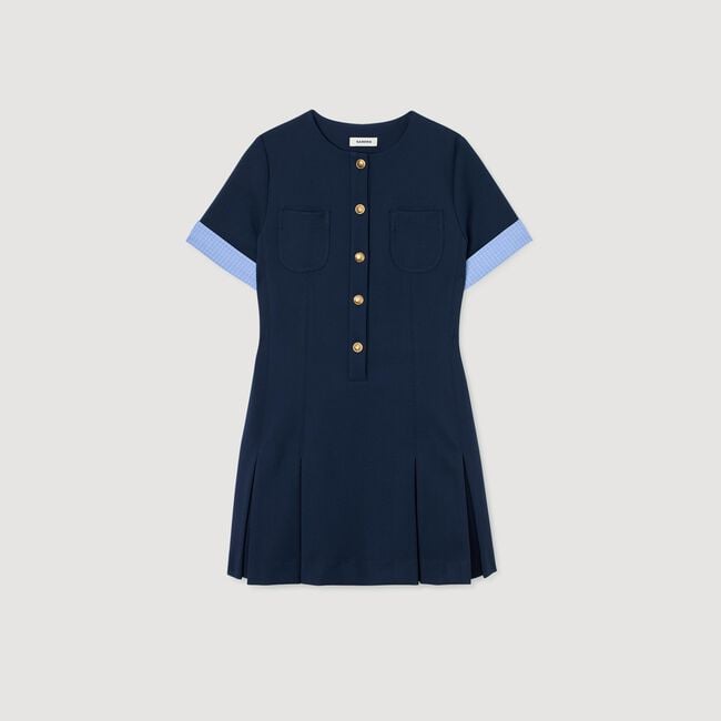 Short pleated dress